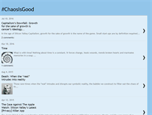 Tablet Screenshot of chaosisgood.com